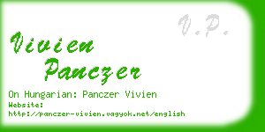 vivien panczer business card